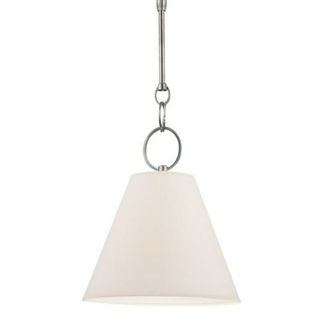 One Light Pendant 15 inches Wide By 16.75 inches High Historic Nickel Bailey Street Home 116-Bel-634004
One Light Pendant 15 inches Wide By 16.75 inches High Historic Nickel Bailey Street Home 116-Bel-634004