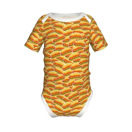 Coaee Hot Dogs for Soft Baby Short-Sleeve Bodysuit Baby Climbing Clothes Baby Girls Boys Bodysuit Romper-12 Months
Coaee Hot Dogs for Soft Baby Short-Sleeve Bodysuit Baby Climbing Clothes Baby Girls Boys Bodysuit Romper-12 Months