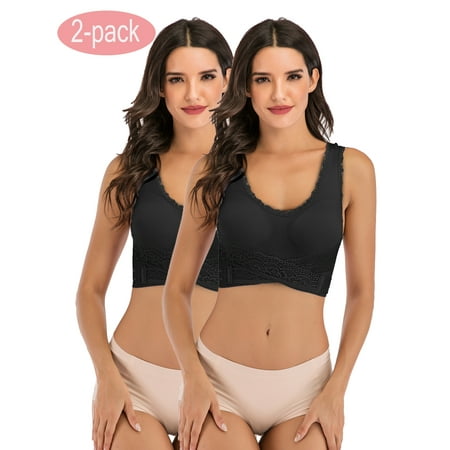 Women s Activewear Sports Bras(1-3 Pack)Adjustable Front Cross Side Buckle Lace Wire Free Sports Bra
Women s Activewear Sports Bras(1-3 Pack)Adjustable Front Cross Side Buckle Lace Wire Free Sports Bra