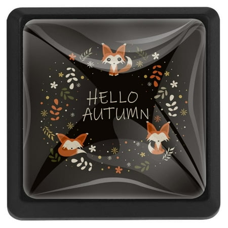 Ownta Square with Screws 3 Pcs for Cupboard Dressing Table Bookcase Drawer Pull Handle Cabinet Door Knobs Hello Autumn Cartoon Fox Wreath-01
Ownta Square with Screws 3 Pcs for Cupboard Dressing Table Bookcase Drawer Pull Handle Cabinet Door Knobs Hello Autumn Cartoon Fox Wreath-01