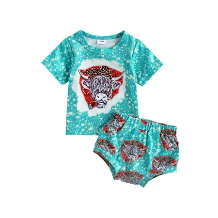 Emmababy Highland Cow Print T-Shirt and Shorts Set: A Must-Have for Newborns in Summer
Emmababy Highland Cow Print T-Shirt and Shorts Set: A Must-Have for Newborns in Summer