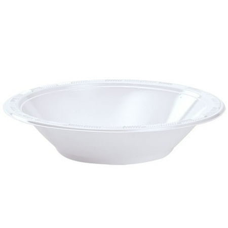 Hanna K Plastic Bowl 15oz White 100ct Bulk Pack