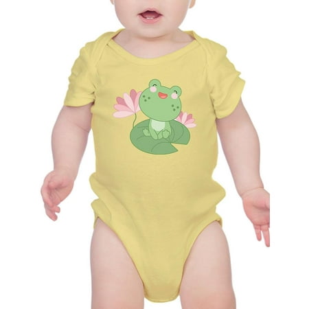 A Cute Frog Water Lily Leaf Bodysuit Infant -Image by Shutterstock 18 Months
A Cute Frog Water Lily Leaf Bodysuit Infant -Image by Shutterstock 18 Months