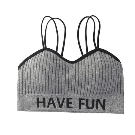 Bralettes For Women Bralette For Women Unpadded And Unlined Wireless Bra Racerback Everyday Lingerie(One Size Dark Gray)
Bralettes For Women Bralette For Women Unpadded And Unlined Wireless Bra Racerback Everyday Lingerie(One Size Dark Gray)