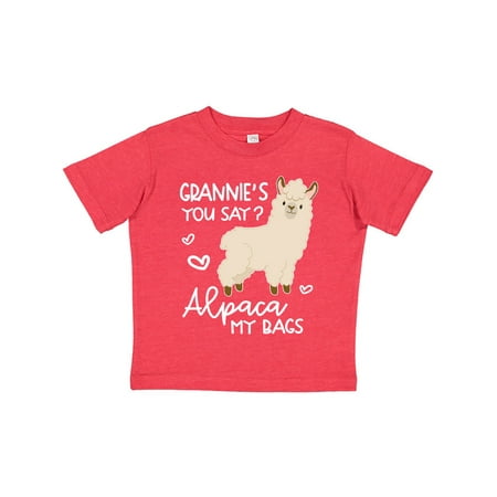 Inktastic Grannie s You Say Alpaca My Bags Gift Toddler Boy or Toddler Girl T-Shirt
Inktastic Grannie s You Say Alpaca My Bags Gift Toddler Boy or Toddler Girl T-Shirt