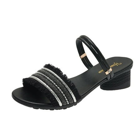 zuwimk Sandals For Women Women s Elastic Strap Flat Sandals Casual Summer Open Toe Sandal Black
zuwimk Sandals For Women Women s Elastic Strap Flat Sandals Casual Summer Open Toe Sandal Black