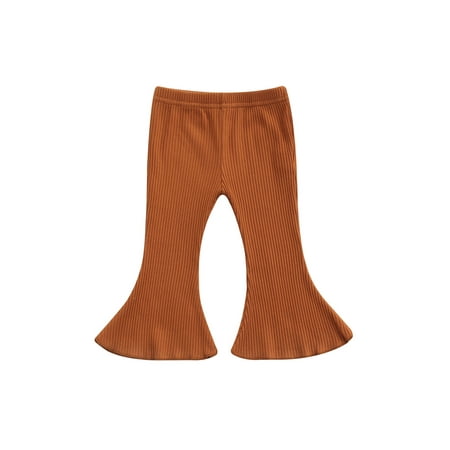 Canrulo Newborn Baby Girls Lovely Flare Pants Elastic High Waist Solid Flared Bell Bottom Princess Trousers Brown 12-18 Months
Canrulo Newborn Baby Girls Lovely Flare Pants Elastic High Waist Solid Flared Bell Bottom Princess Trousers Brown 12-18 Months