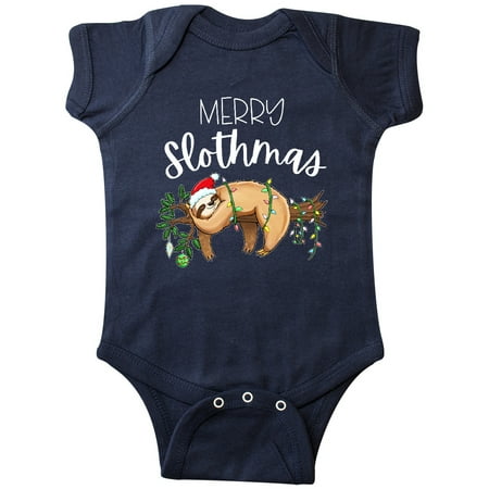 Inktastic Merry Slothmas Cute Christmas Sloth in Hat with Lights Gift Baby Boy or Baby Girl Bodysuit
Inktastic Merry Slothmas Cute Christmas Sloth in Hat with Lights Gift Baby Boy or Baby Girl Bodysuit