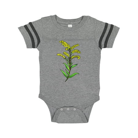 Inktastic Solidago Goldenrod Wildflowers Gift Baby Boy or Baby Girl Bodysuit