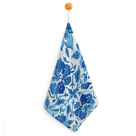 Chilfamy Blue Flower Kitchen Towel Super Absorbent Hand Towels with Loop 11.8x11.8in for Countertops Bathroom Decorations 1pcs 
Chilfamy Blue Flower Kitchen Towel Super Absorbent Hand Towels with Loop 11.8x11.8in for Countertops Bathroom Decorations 1pcs