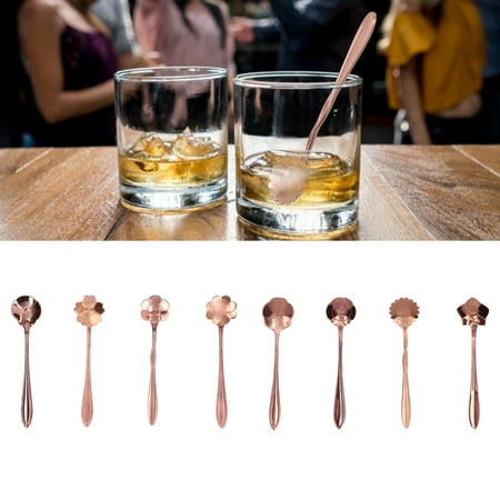 Tebru Kitchen Tools Mixing Spoon 8Pcs Flower Design Stainless Steel Coffee Spoon Gold Plated Tea Stirring Scoop for Kitchen
Tebru Kitchen Tools Mixing Spoon 8Pcs Flower Design Stainless Steel Coffee Spoon Gold Plated Tea Stirring Scoop for Kitchen