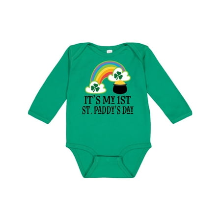 Inktastic 1st St Paddys Day Irish Rainbow Gift Baby Boy or Baby Girl Long Sleeve Bodysuit
Inktastic 1st St Paddys Day Irish Rainbow Gift Baby Boy or Baby Girl Long Sleeve Bodysuit
