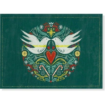 scandinavian doves small boxed holiday cards walmart com boxed christmas cards walmart