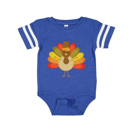 Inktastic Thanksgiving Pilgrim Turkey Holiday Gift Baby Boy or Baby Girl Bodysuit