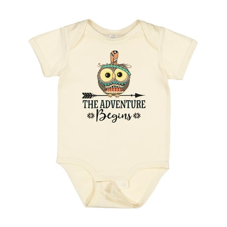 Inktastic Baby Owl Adventure Begins Tribal Gift Baby Boy or Baby Girl Bodysuit
