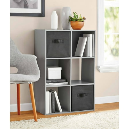 Mainstays 6 Cube Organizer, Multiple Colors - Walmart.com