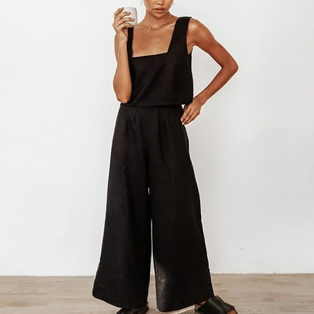 Leesechin Clearance Women s Sleepwear Set Loungewear Solid Cotton Hemp Pajama Set Sleeveless Top Pants Two Piece Home Suit Set
Leesechin Clearance Women s Sleepwear Set Loungewear Solid Cotton Hemp Pajama Set Sleeveless Top Pants Two Piece Home Suit Set