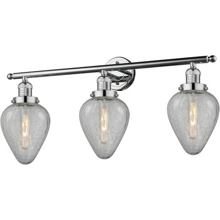 Polished Chrome Tone Bathroom Vanity 32 Wide Clear Glass Steel/Cast Brass Medium Base LED 3 Light Fixture
Polished Chrome Tone Bathroom Vanity 32 Wide Clear Glass Steel/Cast Brass Medium Base LED 3 Light Fixture