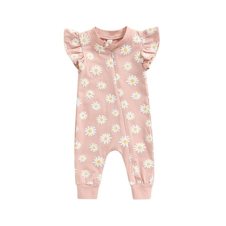 Binpure Baby Girls Jumpsuit Fly Sleeve Crew Neck Flower Print Summer Long Pants for Casual
Binpure Baby Girls Jumpsuit Fly Sleeve Crew Neck Flower Print Summer Long Pants for Casual