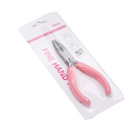 Cute Pink Color Handle Anti-slip Splicing and Fixing Jewelry Pliers Tool for DIY Jewelery Accessory Pointed Nose Pliers - Toothed
Cute Pink Color Handle Anti-slip Splicing and Fixing Jewelry Pliers Tool for DIY Jewelery Accessory Pointed Nose Pliers - Toothed