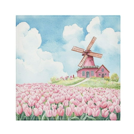 Satin Polyester Napkins - 20x20 InchSingle-Sided Printed Napkins 1-Piece/4-Piece/6-Piece Set DIY Personalized Table Setting,A Pink Tulip
Satin Polyester Napkins - 20x20 InchSingle-Sided Printed Napkins 1-Piece/4-Piece/6-Piece Set DIY Personalized Table Setting,A Pink Tulip