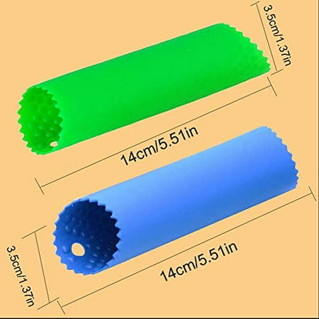 Maxracy 2 Set Silicone Garlic Peeler Easy Roller Tube Useful Garlic Odorfree Kitchen Tool (Blue Green)
Maxracy 2 Set Silicone Garlic Peeler Easy Roller Tube Useful Garlic Odorfree Kitchen Tool (Blue Green)