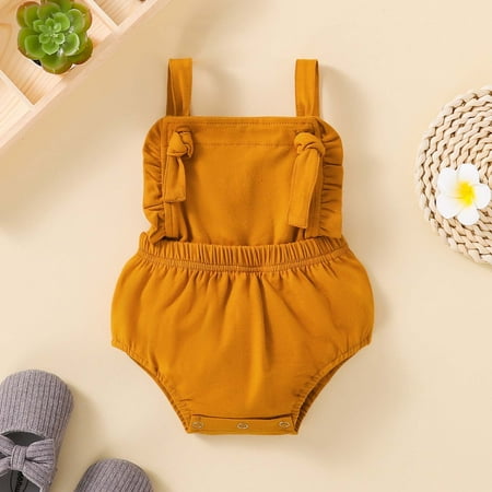 EQWLJWE Toddler Baby Girls Boys Summer Solid Color Strap One-piece Romper Girls Sets Holiday Clearance
EQWLJWE Toddler Baby Girls Boys Summer Solid Color Strap One-piece Romper Girls Sets Holiday Clearance