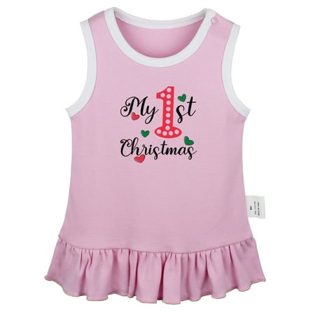 My First Christmas Novelty Dresses For Baby Newborn Babies Skirts Infant Princess Dress 0-24M Kids Graphic Clothes (Pink Sleeveless Dresses 12-18 Months)
My First Christmas Novelty Dresses For Baby Newborn Babies Skirts Infant Princess Dress 0-24M Kids Graphic Clothes (Pink Sleeveless Dresses 12-18 Months)