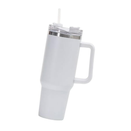 Portable Water Bottle Coffee Insulation Cup Large Capacity Portable Reusable 40oz with Handle Stainless water Bottle for Men Women White
Portable Water Bottle Coffee Insulation Cup Large Capacity Portable Reusable 40oz with Handle Stainless water Bottle for Men Women White