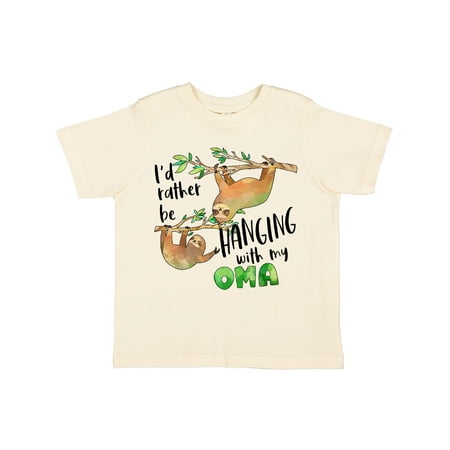 Inktastic Id Rather Be Hanging with my Oma- Cute Sloths Gift Toddler Boy or Toddler Girl T-Shirt
Inktastic Id Rather Be Hanging with my Oma- Cute Sloths Gift Toddler Boy or Toddler Girl T-Shirt