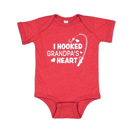 Inktastic I Hooked Grandpa s Heart with Fishing Rod Gift Baby Boy or Baby Girl Bodysuit
Inktastic I Hooked Grandpa s Heart with Fishing Rod Gift Baby Boy or Baby Girl Bodysuit