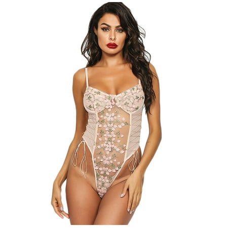 Women Exotic Lingerie S-L Bodysuit Jumpsuit Lace Backless Embroidery Spring Summer Casual Sexy Club Party Vacation Sleepwear Gifts To Lovers
Women Exotic Lingerie S-L Bodysuit Jumpsuit Lace Backless Embroidery Spring Summer Casual Sexy Club Party Vacation Sleepwear Gifts To Lovers