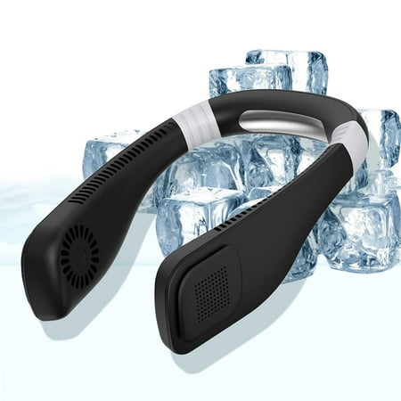 Portable Neck Fan Bladeless Wearable Personal Cooling Fan 360° Neck Air Conditioner 2000mAh Rechargeable Battery 3 Speeds (Black)
Portable Neck Fan Bladeless Wearable Personal Cooling Fan 360° Neck Air Conditioner 2000mAh Rechargeable Battery 3 Speeds (Black)