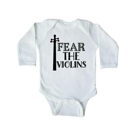 Inktastic Fear The Violins Violinist Gift Gift Baby Boy or Baby Girl Long Sleeve Bodysuit
Inktastic Fear The Violins Violinist Gift Gift Baby Boy or Baby Girl Long Sleeve Bodysuit