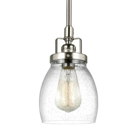 9 inch 8.5W 1 Led Mini Pendant-Brushed Nickel Finish-Incandescent Lamping Type Bailey Street Home 73-Bel-2288195
9 inch 8.5W 1 Led Mini Pendant-Brushed Nickel Finish-Incandescent Lamping Type Bailey Street Home 73-Bel-2288195