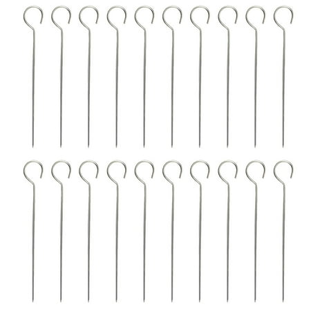 NUOLUX 50pcs Stainless Steel Skewers Barbecue Needle Grilling Sticks Barbecue Supplies
NUOLUX 50pcs Stainless Steel Skewers Barbecue Needle Grilling Sticks Barbecue Supplies