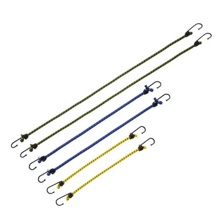 6 Pieces Elastic Bungee Cord Reusable Flexible Outside Camping Backpacking BBQ Picnic Canopy Luggage Strap Accessories
6 Pieces Elastic Bungee Cord Reusable Flexible Outside Camping Backpacking BBQ Picnic Canopy Luggage Strap Accessories