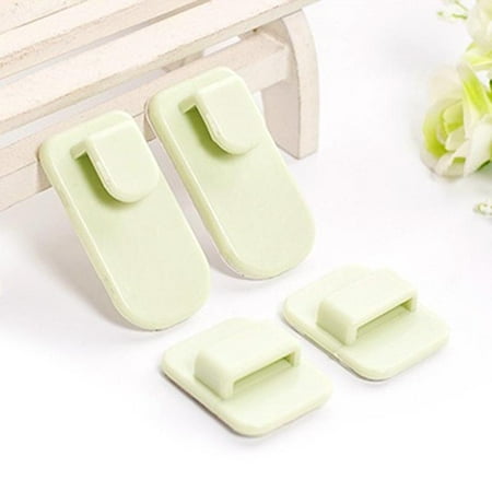 4pcs/set Plastic Remote Control Holder Adhesive Tape Hanger TV Air Conditioning Wall Storage Sticker Hook Set 
4pcs/set Plastic Remote Control Holder Adhesive Tape Hanger TV Air Conditioning Wall Storage Sticker Hook Set