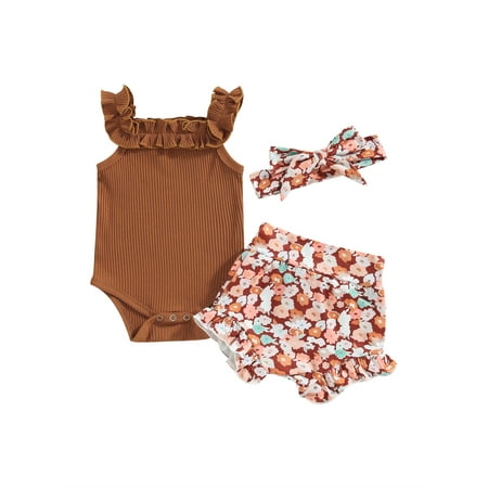 Bagilaanoe 3Pcs Newborn Baby Girl Short Pants Set Sleeveless Romper Tops + Shorts + Headband 3M 6M 12M 18M Infant Casual Summer Outfits
Bagilaanoe 3Pcs Newborn Baby Girl Short Pants Set Sleeveless Romper Tops + Shorts + Headband 3M 6M 12M 18M Infant Casual Summer Outfits