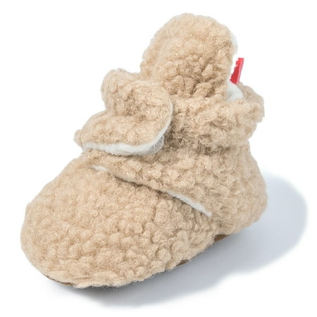 Baby Boys And Girls Cute Booties Fleece Thermal Thick Soft Comfortable Slip-on Toddler Boots With Hook And Loop Fastener For Walking
Baby Boys And Girls Cute Booties Fleece Thermal Thick Soft Comfortable Slip-on Toddler Boots With Hook And Loop Fastener For Walking
