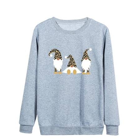 Casual Sweatshirt Pullover Print Round Neck Valentine s Day Dwarf Pattern Sweats black long sleeve shirt women corset tops for women Gray M
Casual Sweatshirt Pullover Print Round Neck Valentine s Day Dwarf Pattern Sweats black long sleeve shirt women corset tops for women Gray M