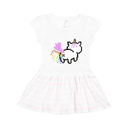 Inktastic Pixel Unicorn Butt Gift Toddler Girl Dress