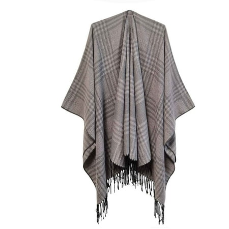 Sweater Shawls for Women Vintage Scarf Poncho Cape Fall Winter Casual Open Front Blanket Cardigan Coat with Tassel
Sweater Shawls for Women Vintage Scarf Poncho Cape Fall Winter Casual Open Front Blanket Cardigan Coat with Tassel