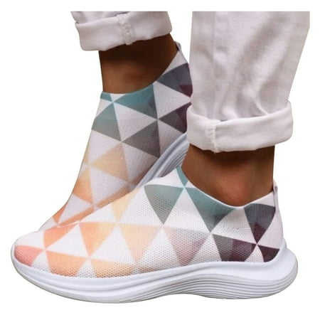 Vedolay 2023 Sneakers Slip on Shoes for Women Comfortable Womens Shoes Purple 7.5