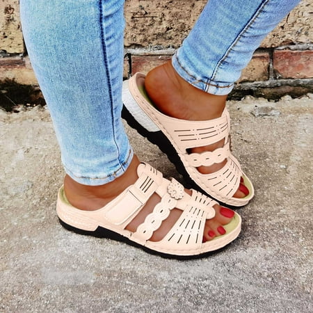 Fashion Women s Casual Shoes Breathable Wedges Outdoor Leisure Slippers