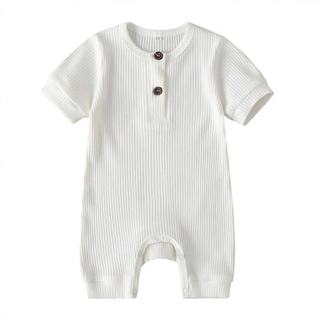 Baby Summer Rompers Newborn Boy Baby Girl Romper Jumpsuit Playsuit Cotton Ribbed Solid Color Clothes 0-18M
Baby Summer Rompers Newborn Boy Baby Girl Romper Jumpsuit Playsuit Cotton Ribbed Solid Color Clothes 0-18M