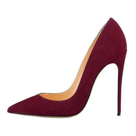 YCNYCHCHY Spring Elegant Fashion Women Pumps Suede Leather High Heels Black Purple Pointed Toe Big Size Wedding Prom Party Shoes
YCNYCHCHY Spring Elegant Fashion Women Pumps Suede Leather High Heels Black Purple Pointed Toe Big Size Wedding Prom Party Shoes