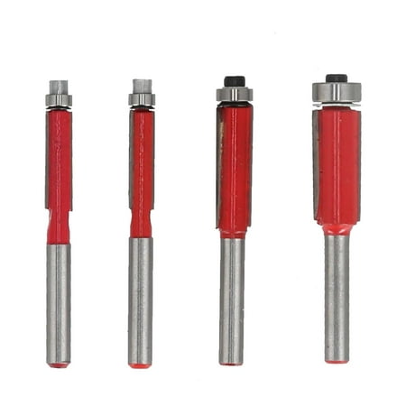 4Pcs/Set Woodworking Trimming Cutter Head with Bearing Straight Knife Woodworker Tool
4Pcs/Set Woodworking Trimming Cutter Head with Bearing Straight Knife Woodworker Tool