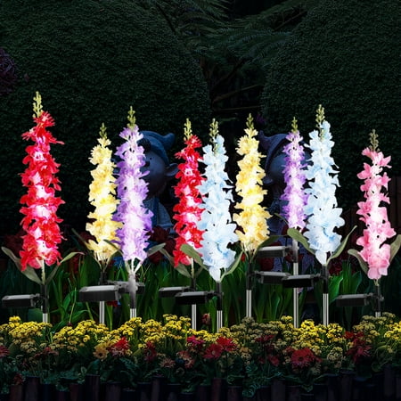 Deago Outdoor Solar Garden Lights-2 Pack Hyacinth Solar Flowers Lights Waterproof Outdoor Lights for Garden Patio Yard Pathway Decoration Yellow
Deago Outdoor Solar Garden Lights-2 Pack Hyacinth Solar Flowers Lights Waterproof Outdoor Lights for Garden Patio Yard Pathway Decoration Yellow