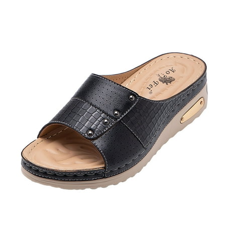 Womens House Slippers Women S European And American Crossborder Non Slip Light Slope Heel Thick Soled Sandals
Womens House Slippers Women S European And American Crossborder Non Slip Light Slope Heel Thick Soled Sandals